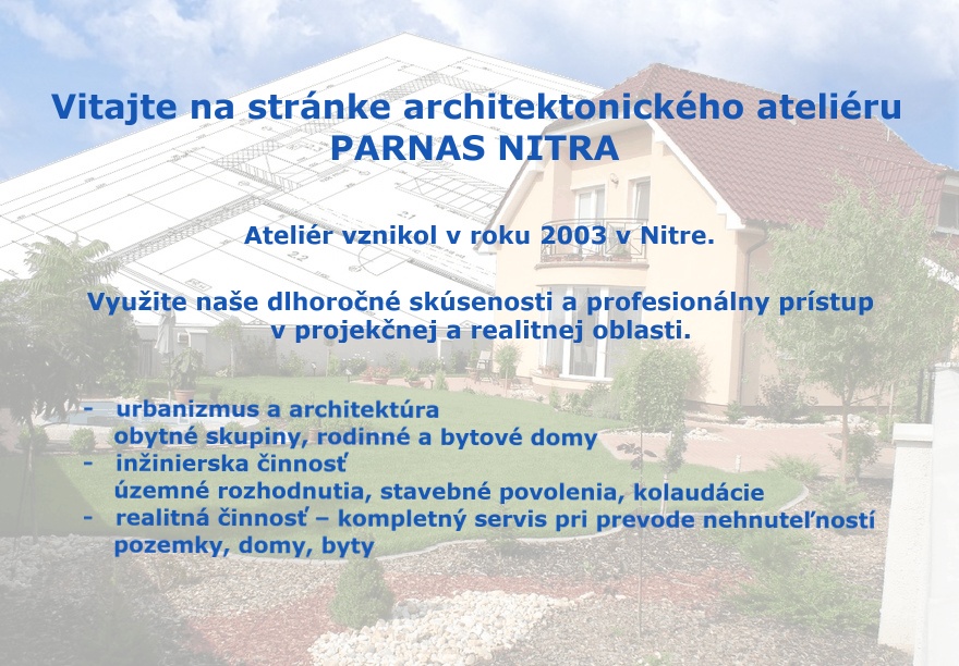 Architektonický atelier PARNAS NITRA